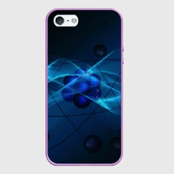 Чехол для iPhone 5/5S матовый Атом