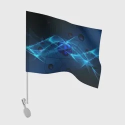 Флаг для автомобиля Атом