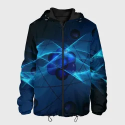 Мужская куртка 3D Атом
