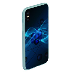 Чехол для iPhone XS Max матовый Атом - фото 2
