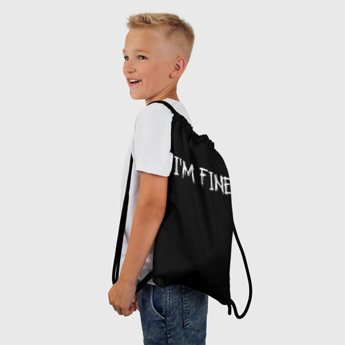 Рюкзак-мешок 3D I'm Fine - фото 3