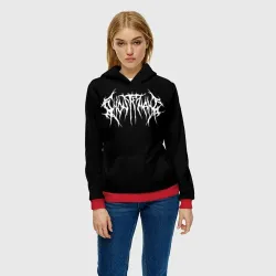 Женская толстовка 3D Ghostemane на спине - фото 2