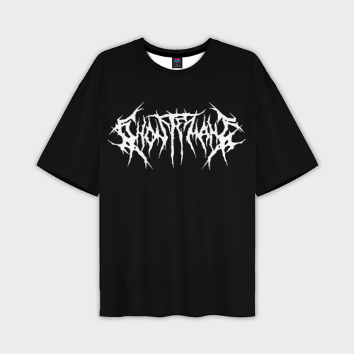 Мужская футболка oversize 3D Ghostemane на спине, цвет 3D печать