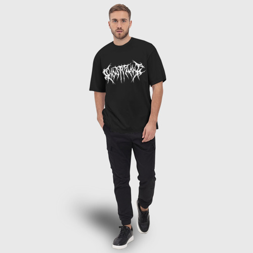 Мужская футболка oversize 3D Ghostemane на спине, цвет 3D печать - фото 5