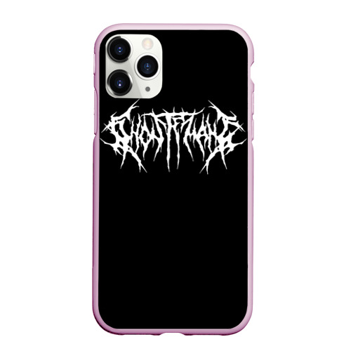 Чехол для iPhone 11 Pro матовый Ghostemane на спине, цвет розовый