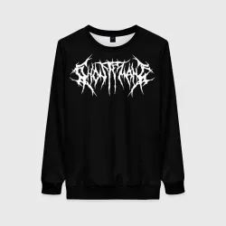 Женский свитшот 3D Ghostemane на спине