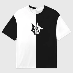 Женская футболка oversize 3D Kindred