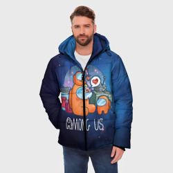 Мужская зимняя куртка 3D Among Us Space - фото 2