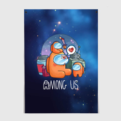 Постер Among Us Space