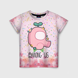 Among Us girl – Детская футболка 3D с принтом купить со скидкой в -33%