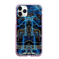 Чехол для iPhone 11 Pro Max матовый Сircuit-$$$