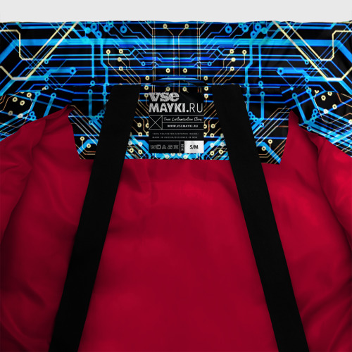 Женская зимняя куртка Oversize Сircuit-$$$, цвет красный - фото 7