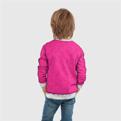 Детский свитшот 3D Эдисон и Катя. Розовое сияние, цвет 3D печать - фото 6