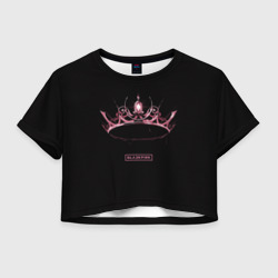 Женская футболка Crop-top 3D BLACKPINK- The Album 