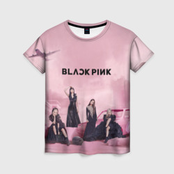 Женская футболка 3D Blackpink x PUBG