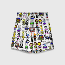 Детские спортивные шорты 3D Undertale