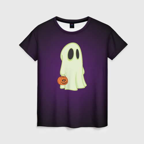 Женская футболка 3D с принтом Halloween, вид спереди #2