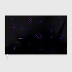 Флаг 3D Неоновая абстракция
