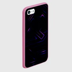Чехол для iPhone 5/5S матовый Неоновая абстракция - фото 2