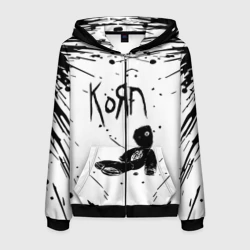 Мужская толстовка 3D на молнии Korn
