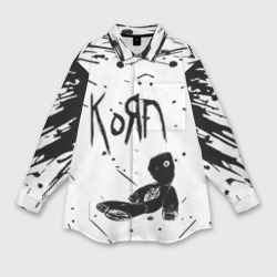 Женская рубашка oversize 3D Korn