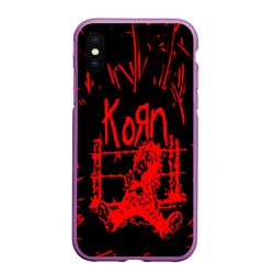 Чехол для iPhone XS Max матовый Korn