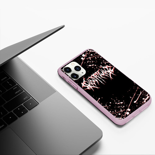 Чехол для iPhone 11 Pro матовый GHOSTEMANE, цвет розовый - фото 5