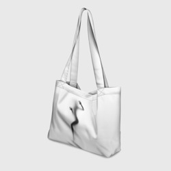 Пляжная сумка 3D Девушка за стеклом - фото 2