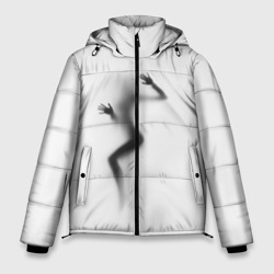 Мужская зимняя куртка 3D Девушка за стеклом