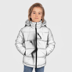 Зимняя куртка для мальчиков 3D Девушка за стеклом - фото 2