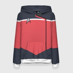 Женская толстовка 3D Звездный путь костюм № 1