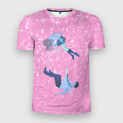 Нисимия и Ишида парят в воздухе - Форма голоса – Мужская футболка 3D Slim с принтом купить со скидкой в -9%