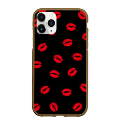 Чехол для iPhone 11 Pro матовый Поцелуи