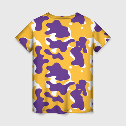 Женская футболка 3D LA Lakers Лейкерс, цвет 3D печать - фото 2