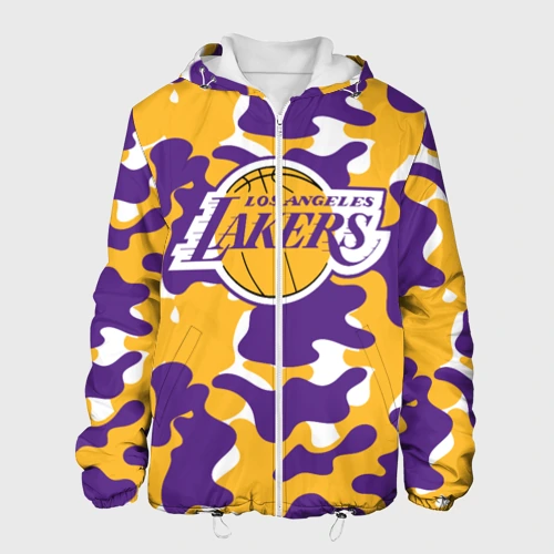 Мужская куртка 3D LA Lakers Лейкерс