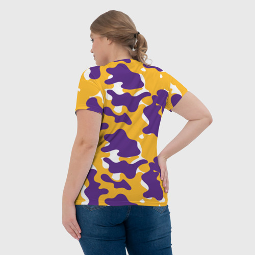 Женская футболка 3D LA Lakers Лейкерс, цвет 3D печать - фото 7