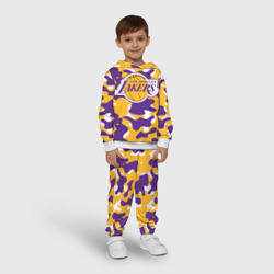 Детский костюм с толстовкой 3D LA Lakers Лейкерс - фото 2