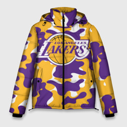 Мужская зимняя куртка 3D LA Lakers Лейкерс