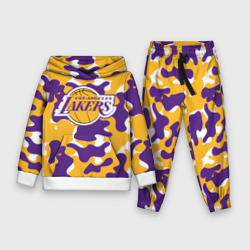 Детский костюм с толстовкой 3D LA Lakers Лейкерс