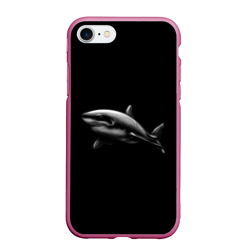 Чехол для iPhone 7/8 матовый Акула