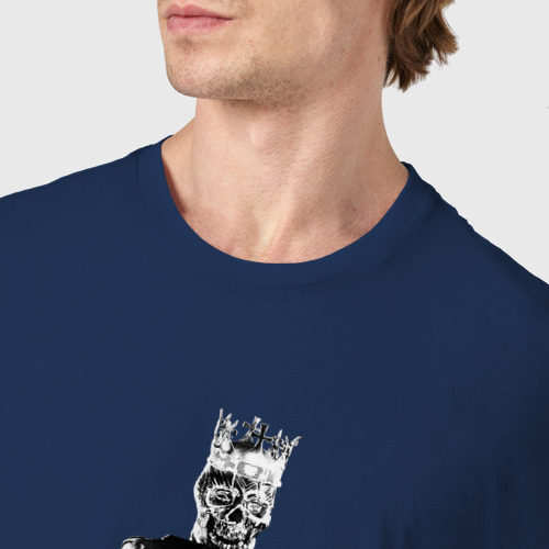 Мужская футболка хлопок Watch Dogs: Legion, цвет темно-синий - фото 6