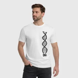 Мужская футболка хлопок My DNA (Z) - фото 2