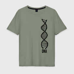 Мужская футболка хлопок Oversize My DNA (Z)