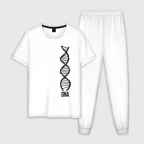 Мужская пижама хлопок My DNA (Z), цвет белый