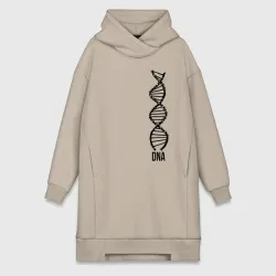 Платье-худи хлопок My DNA (Z)