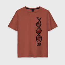 Женская футболка хлопок Oversize My DNA (Z)