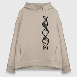 Женское худи Oversize хлопок My DNA (Z)