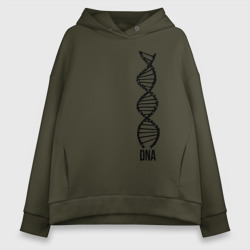 Женское худи Oversize хлопок My DNA (Z)