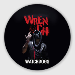 Круглый коврик для мышки Watch Dogs: Legion