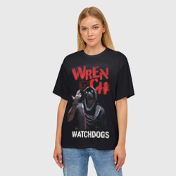 Женская футболка oversize 3D Watch Dogs: Legion - фото 2
